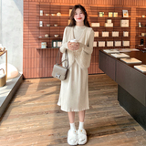 针织连衣裙两件套2D115-C187-P125-K188，女装套装/套裙，2D115