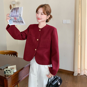 四色小香风简约短外套女2D115-C756-P145-K238图片