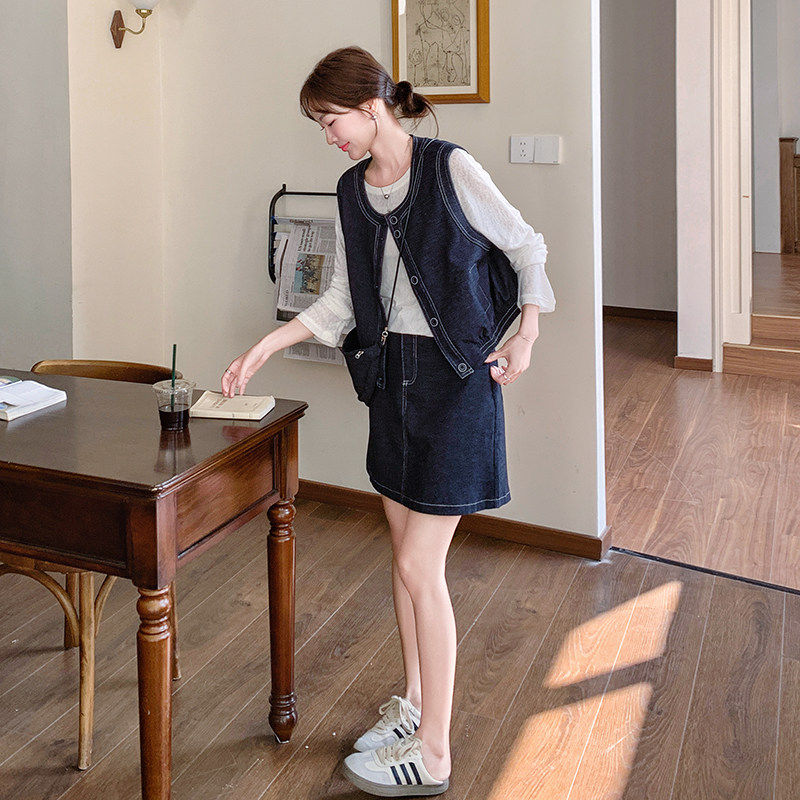 带包包2D115-C326三件套P225-K288马甲+短裙两件套P185-K248,女装套装/套裙,2D115