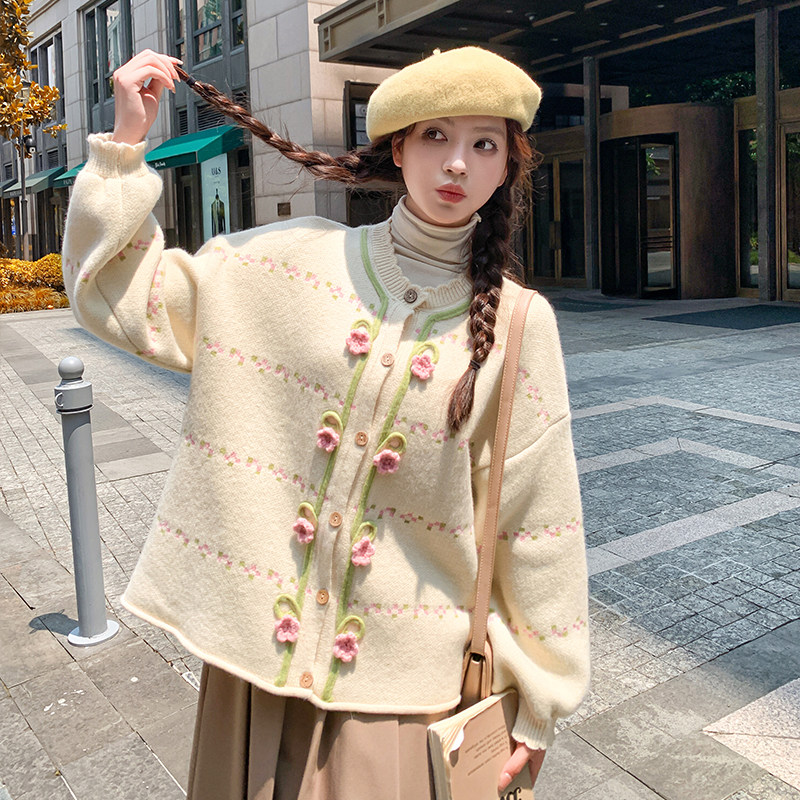针织毛衣女外套2D115-C177-P115-K178,针织衫/毛衣,2D115