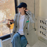 千鸟格西装外套女2D115-288-p115-k168，女装西装，2D115