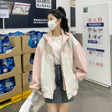 棒球服短外套女2D115-2319-P125-K178，女装短外套，2D115