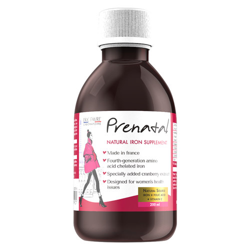 法国ERIC FAVRE孕妇天然补铁液 200ml/瓶