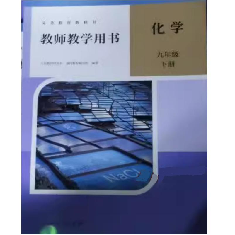 2024审定2025春人教版教师教学用书九年级下册人民教育出版社教师教学参考书9年级下册化学老师备课书