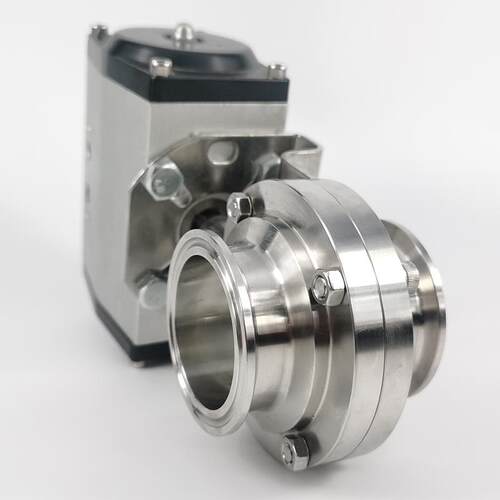 新款D681X-16P 气动卫生级快装蝶阀  食品级304不锈钢卡套卡包邮