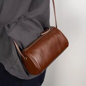 小款 简单精致超级软皮单肩斜跨包潮 流行包包时尚 包女2025新款 夏季