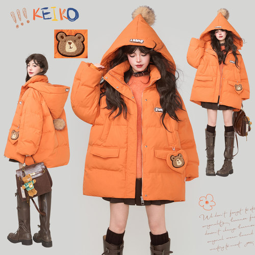keiko韩系女巫加厚外套