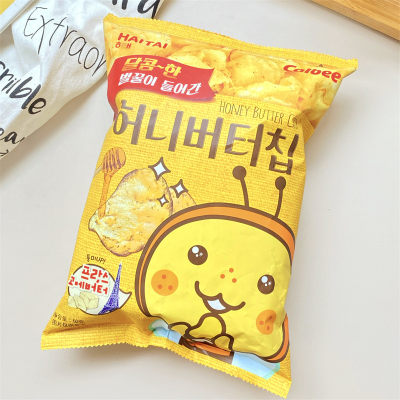 韩国进口零食海太蜂蜜味薯片卡乐比明星同款休闲膨化食品土豆小吃