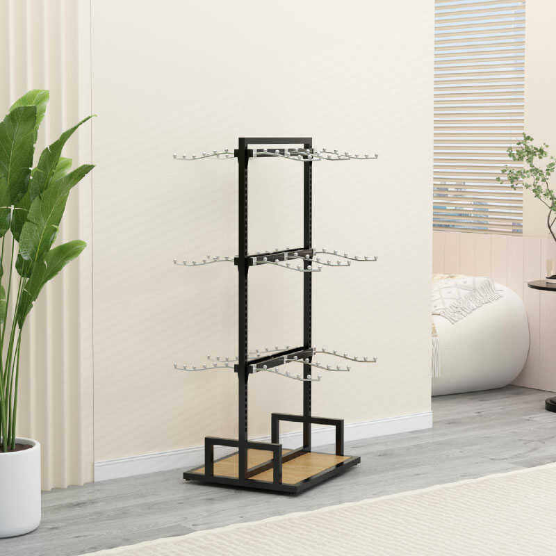 拖鞋架子展示架落地式多层内衣店架子多功能短裤文胸内裤中岛架子