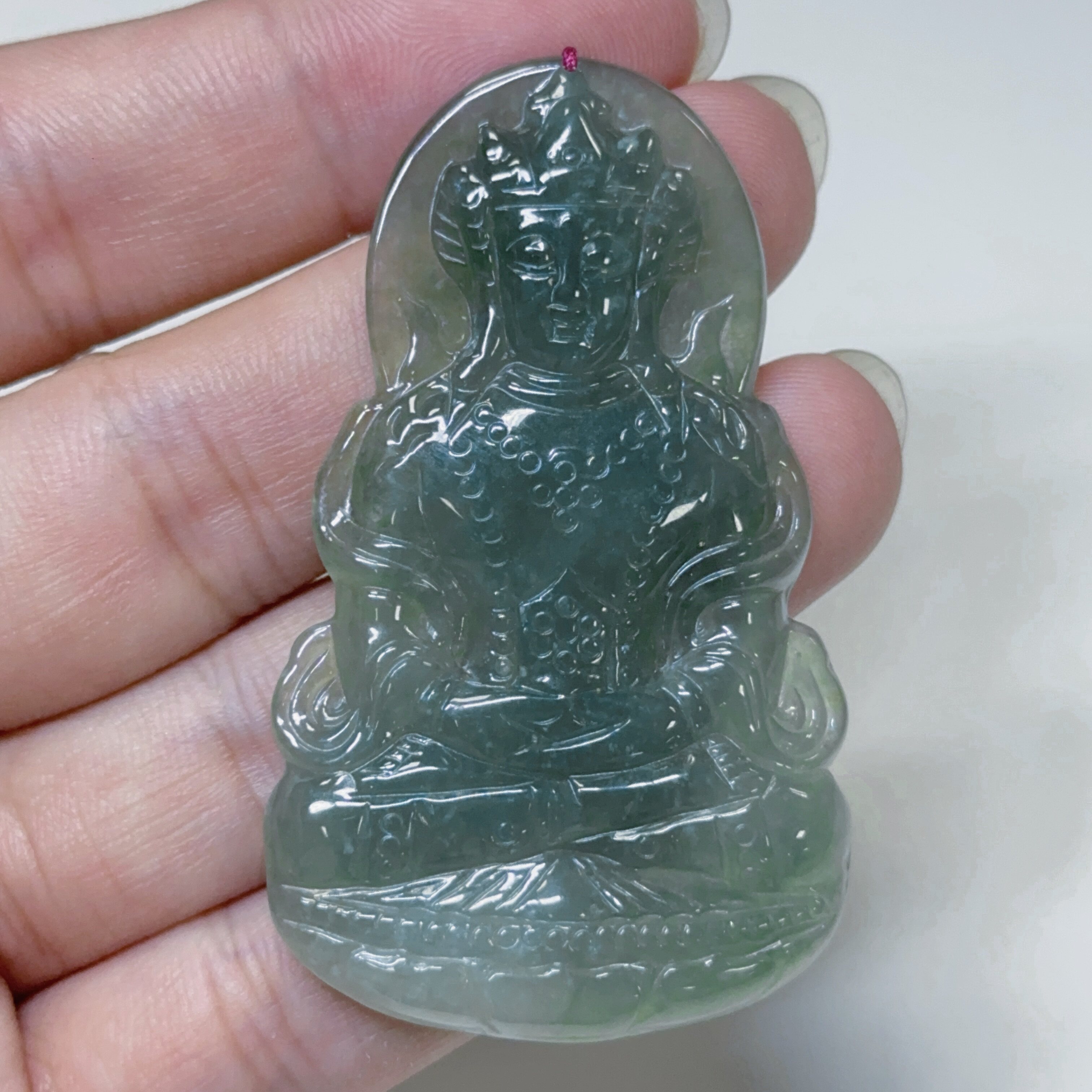 12X05天然翡翠A货吊坠男女同款精工雕刻吊坠