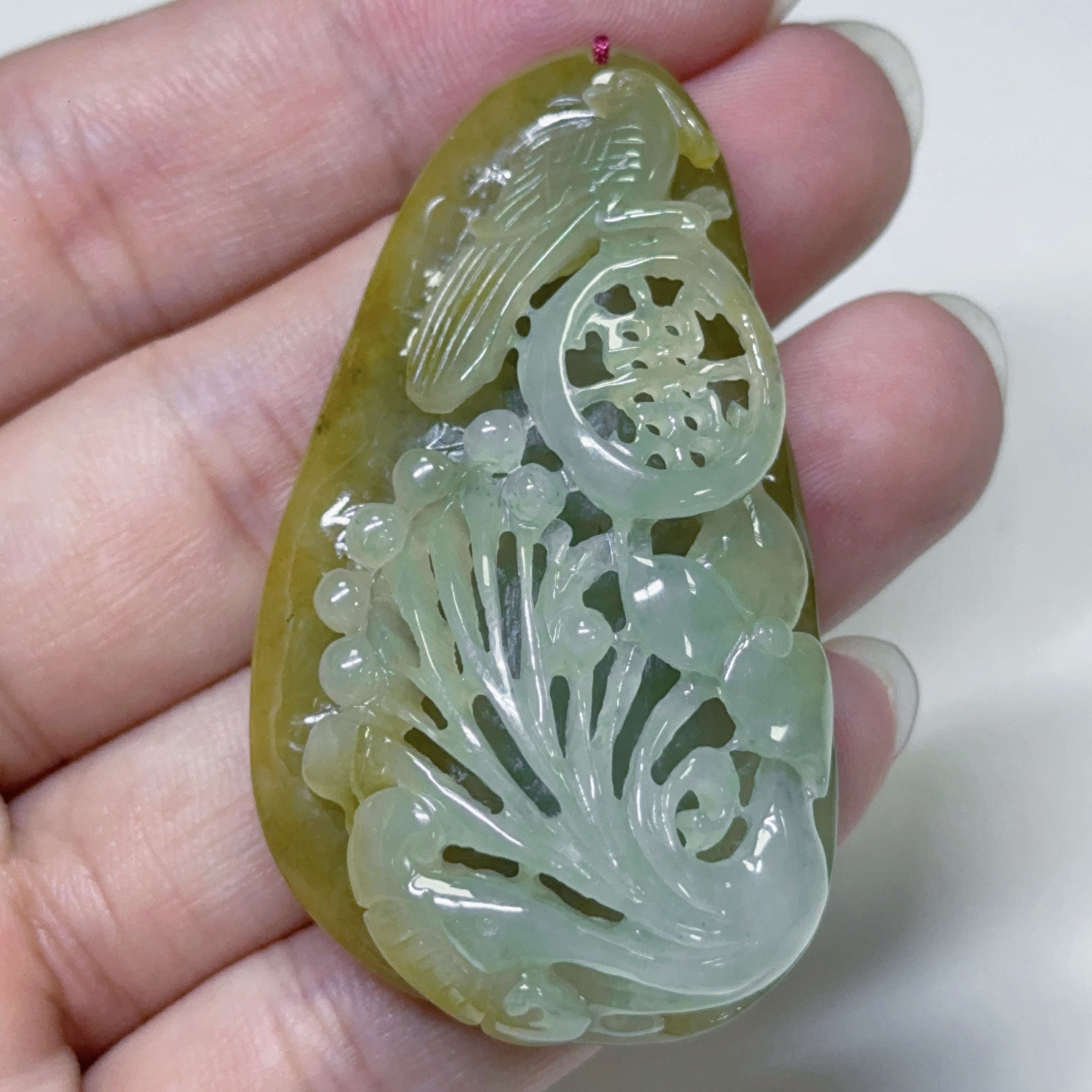 11X05天然翡翠A货吊坠男女同款精工雕刻吊坠