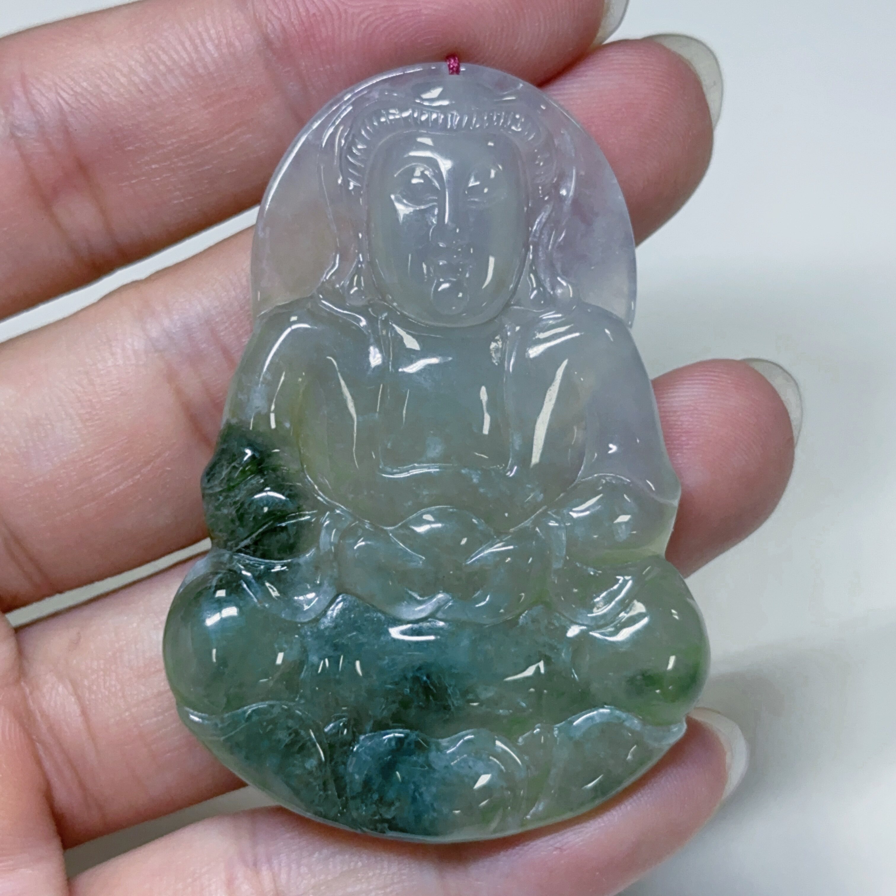 08X05天然翡翠A货吊坠男女同款精工雕刻吊坠