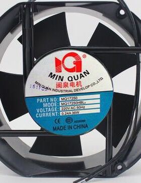 全新闽泉电机MQ17250HBL2/HSL2 轴流风机 220V 17251工业散热风扇