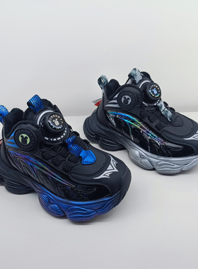 2025冬季新款专柜巴布豆儿童男女孩二棉加绒保暖防水运动鞋36271