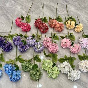 天津市武清区莫奈花语工艺品厂2头绣球仿真花假花婚庆礼堂布置装