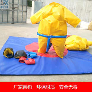 活动PARTY搞笑运动充气相扑服大人儿童套带头盔手套地垫相扑服装