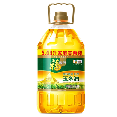 福临门黄金产地玉米胚芽油5.68L
