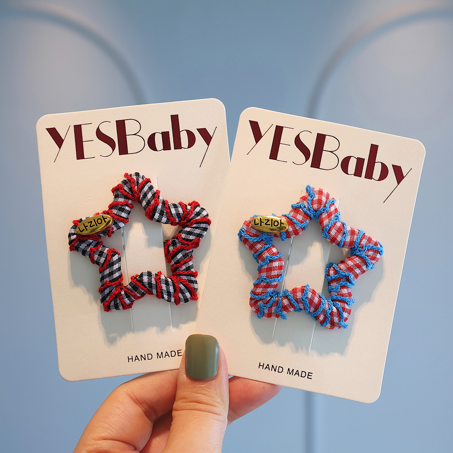 复古格纹小女孩可爱五角星发夹碎发bb夹儿童洋气刘海侧边百搭发卡,童装/婴儿装/亲子装,发饰,淘宝优惠券,粉丝福利购,淘宝优惠卷