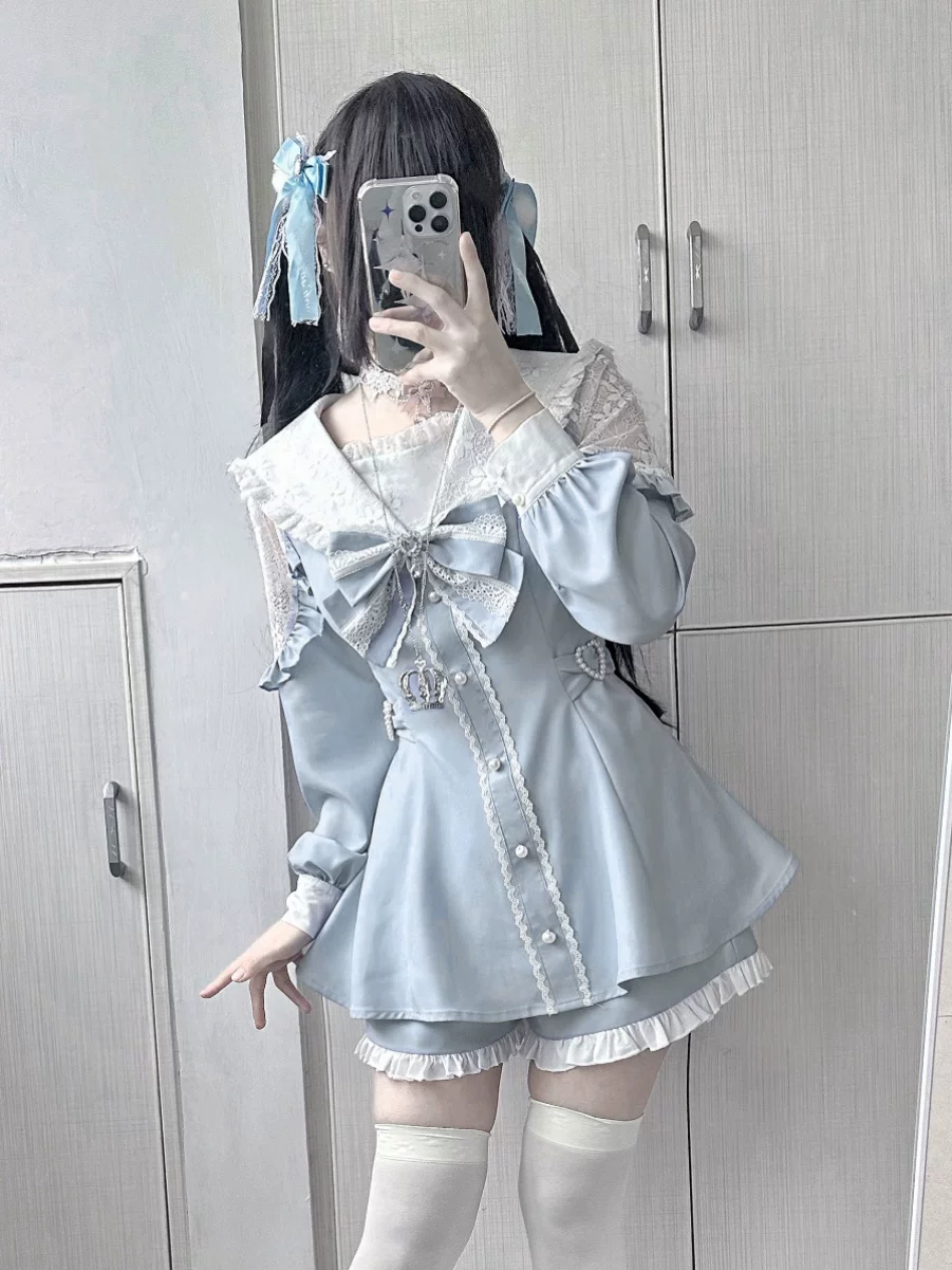 Genuine Japanese cute white set, (Physicals)