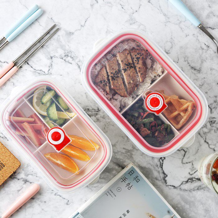 新款陶瓷饭盒多格保鲜碗微波炉纯白便当盒带盖食物保鲜盒储物罐子在类目 餐饮具, 保鲜容器/保鲜器皿, 保鲜盒中 - 来自Buy2taobao.com提供专业的淘宝代购服务