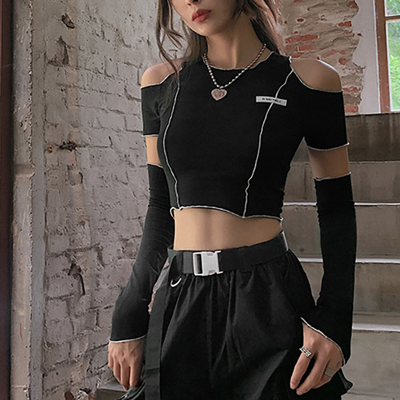 辣妹jazz上衣女团打歌服