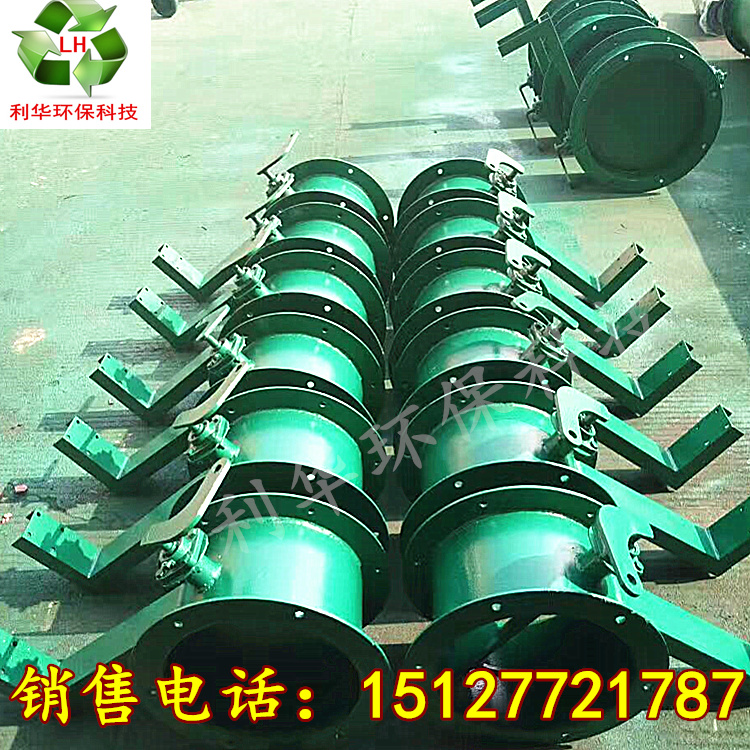 气动DN400通风蝶阀管道碳钢风量调风阀不锈钢耐高温百叶阀调节阀