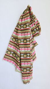 Bershka春秋季女生围巾欧美风印花沙滩巾薄款多功能丝巾包裹披肩