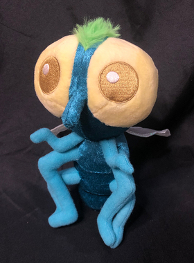 搞怪Lucas the Spider毛绒玩具小苍蝇公仔可爱呆萌卢卡斯的好朋友