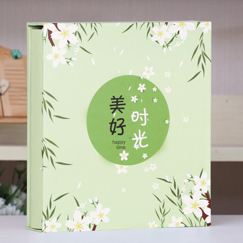 相册本5678寸盒装插页式家庭