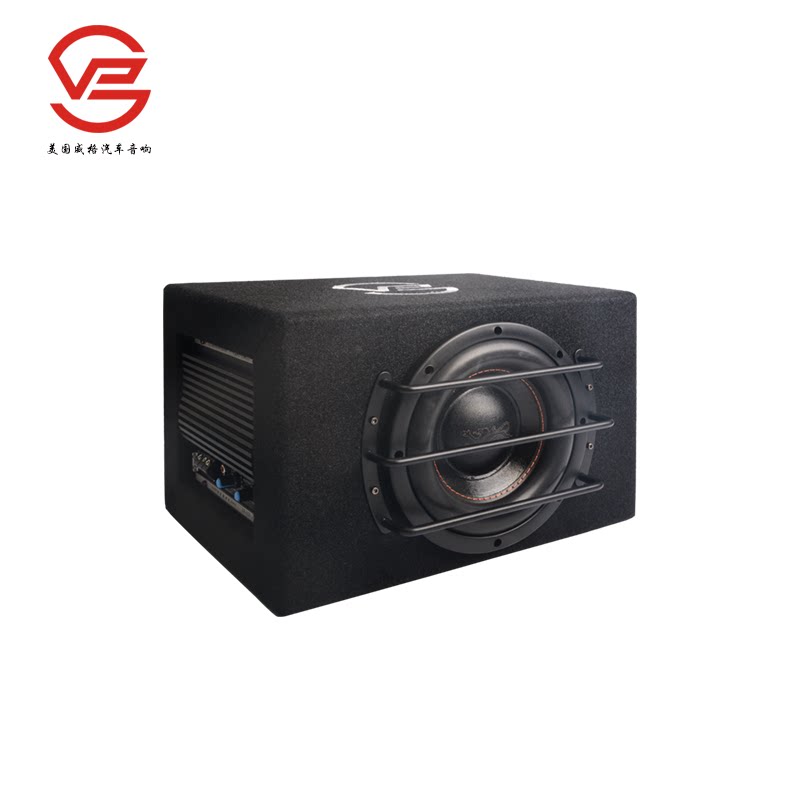 威格汽车音响改装VA-800车载有源8寸低音炮超重低音箱体炮