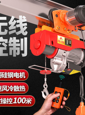 电动葫芦220v小型跑车1吨家用起重机升降机天车移动吊机行车航吊