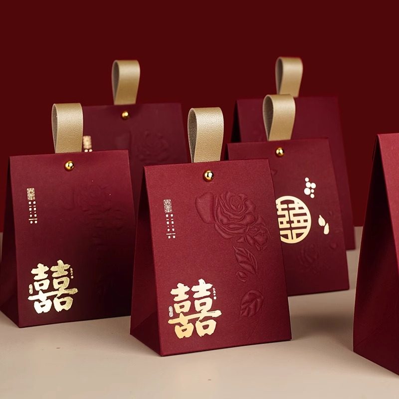 结婚喜糖盒高级感小众婚礼专用2025新款喜糖袋子糖果礼盒装空盒子,节庆用品/礼品,糖盒/糖盒配件,淘宝优惠券,粉丝福利购,淘宝优惠卷