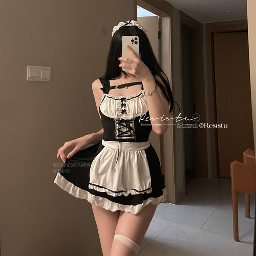 RESISTU娇羞女仆性感cos萌系纯欲可爱女佣制服纯欲性感内衣房 事
