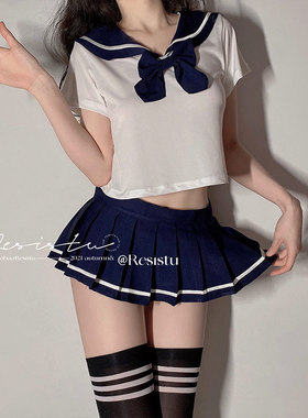 RESISTU 学长放学一起玩吗？日系蝴蝶结学妹百褶裙制服性感水手生