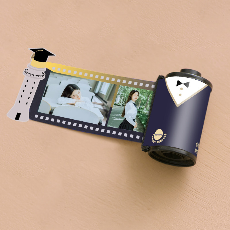 情人节情侣礼物胶卷相册狮定