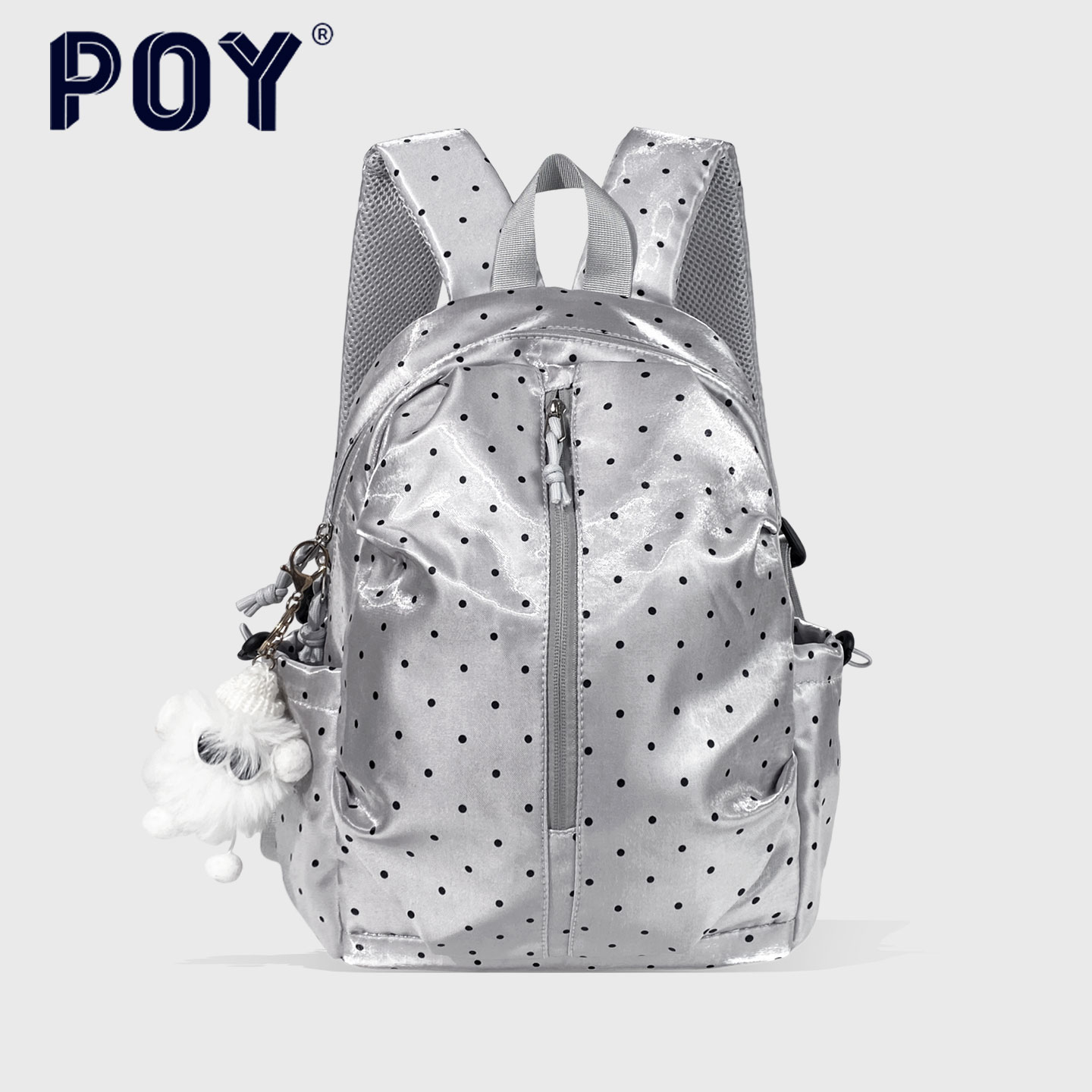 POY&reg;新品 双肩包女大学生千禧风韩版书包户外登山旅游轻量化背包