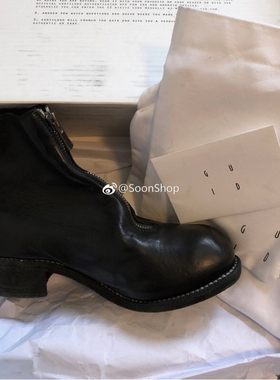 【Soon Shop】Guidi PL1 手工马皮前拉链短靴 正品实拍现货可查码