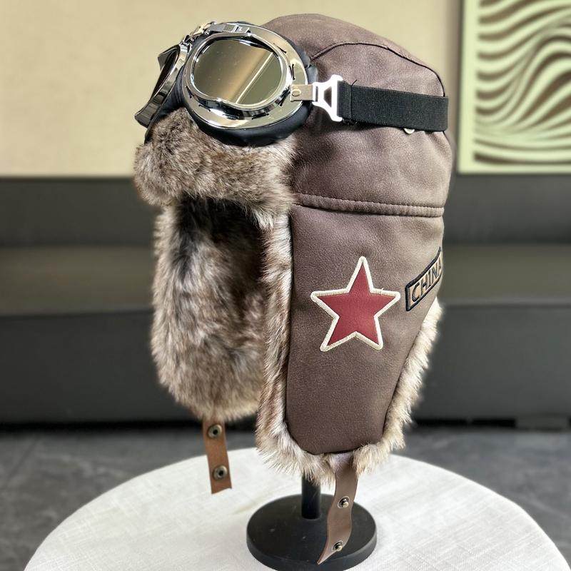 骑车保暖帽子男冬季加绒加厚棉帽女士防风防寒护耳机车飞行雷锋帽,服饰配件/皮带/帽子/围巾,帽子,淘宝优惠券,粉丝福利购,淘宝优惠卷