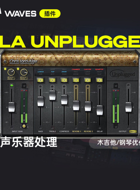 【Waves插件】CLA Unplugged原声乐器混响效果器混音插件工具箱
