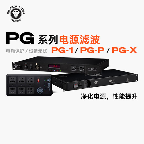 BlackLion黑狮PG-P PG-1 PG-X电源滤波器净化电涌插线板插座