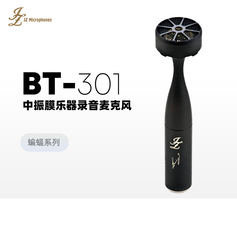 JZ BT-301中振膜乐器录音话筒麦克风蝙蝠系列