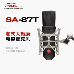 STAM 87i 87T Tube传奇复刻录音棚大振膜电容麦克风电子管话筒