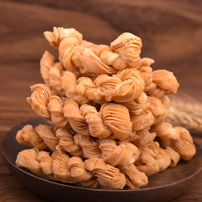 詹记麻花奶香味零食合肥桃酥王