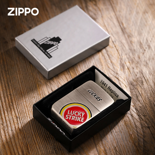 Zippo打火机1941幸运好彩正品之宝防风煤油火机创意送男友礼物