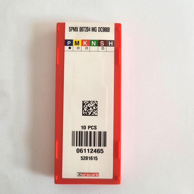 Duracarb 杜龙卡普 U钻刀片 SPMX 06T204 MG DC9800 10片装