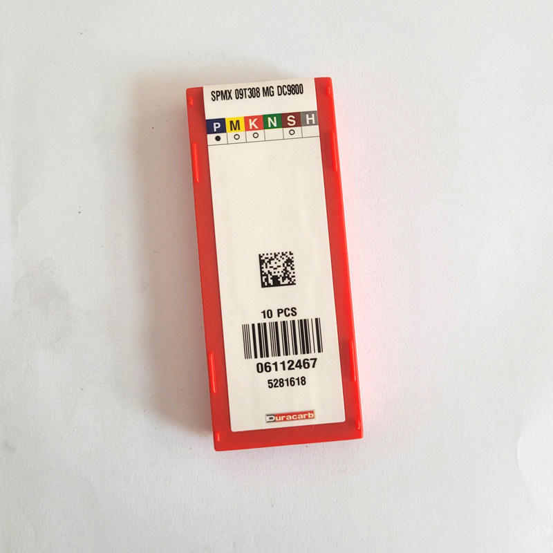 Duracarb 杜龙卡普 U钻刀片 SPMX 09T308 MG DC9800 10片装