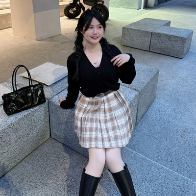 ELLE法式针织开衫吊带两件套