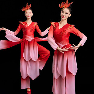 打鼓服演出服女中国风2026新款威风锣鼓腰鼓队服装现代秧歌服