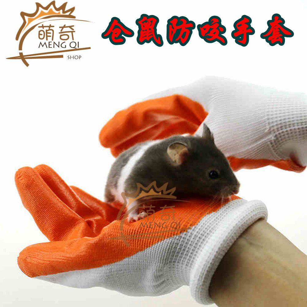 仓鼠防啃手套 非洲迷你刺猬防扎手套 金丝熊防咬手套仓鼠用品