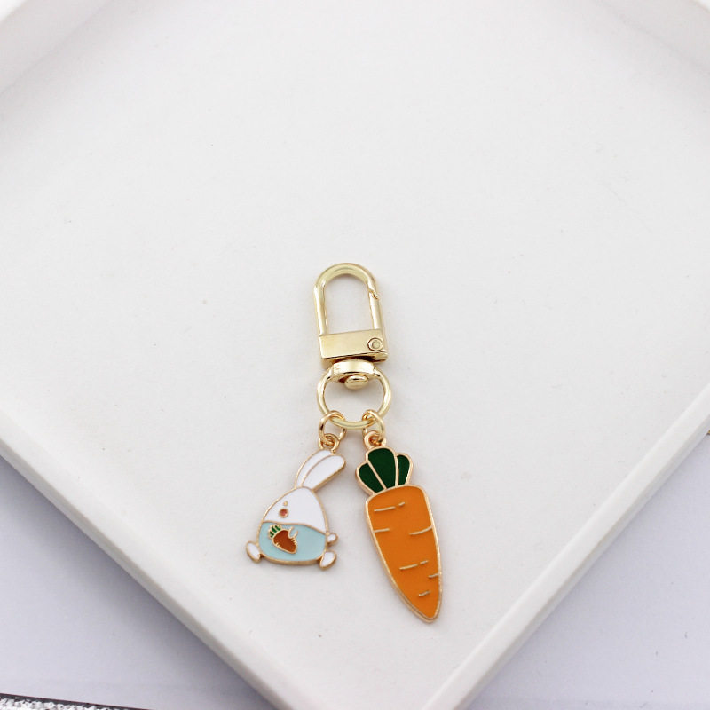 ins可爱小兔子汽车钥匙扣合金卡通少女心金属胡萝卜蘑菇包包挂饰,五金/工具,工业管道及配件,淘宝优惠券,粉丝福利购,淘宝优惠卷